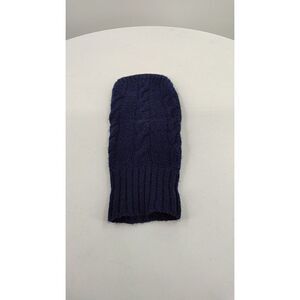 Quince Home Mongolian Cashmere Cable Knit Dog Sweater TRUE Navy XS